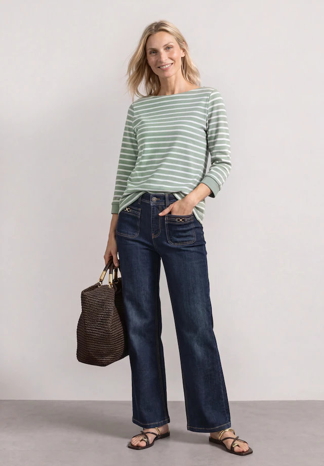 STREET ONE 3/4-Arm-Shirt mit 3/4 Ärmeln