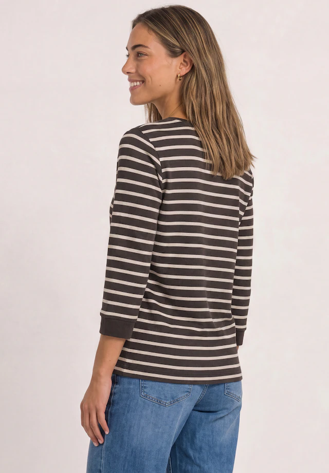 STREET ONE 3/4-Arm-Shirt mit 3/4 Ärmeln