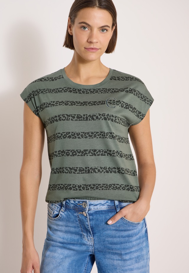 Cecil T-Shirt mit Leo-Streifen