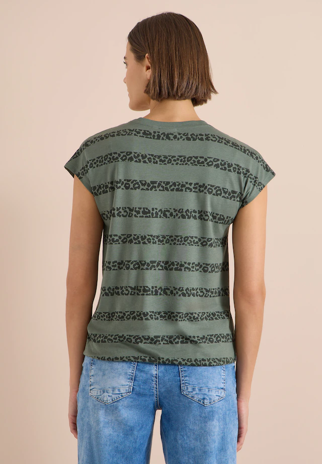 Cecil T-Shirt mit Leo-Streifen