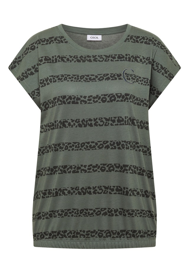 Cecil T-Shirt mit Leo-Streifen