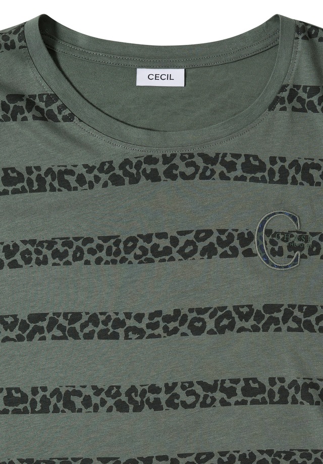 Cecil T-Shirt mit Leo-Streifen