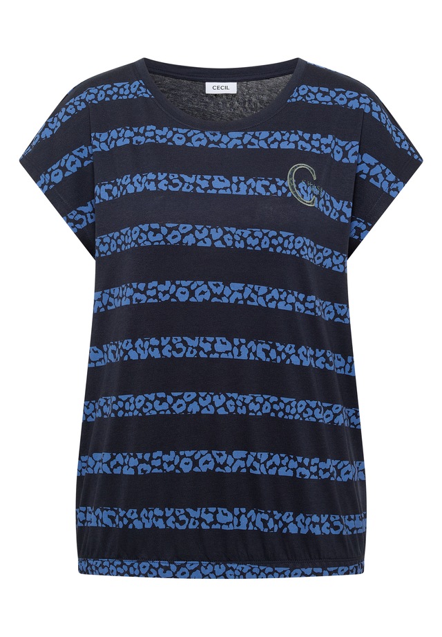 Cecil T-Shirt mit Leo-Streifen