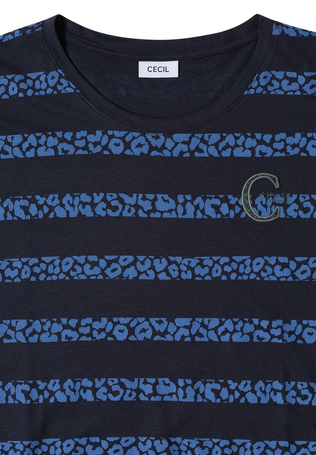 Cecil T-Shirt mit Leo-Streifen