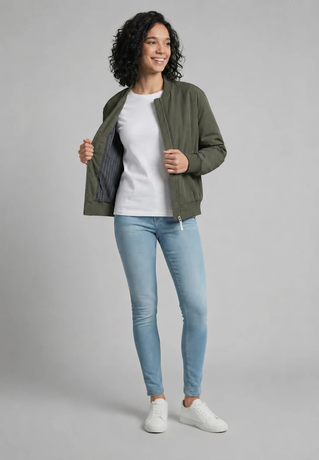 Derbe Anorak »Blousholm pinstripe« ohne Kapuze Warmer Blouson mit Bündchen