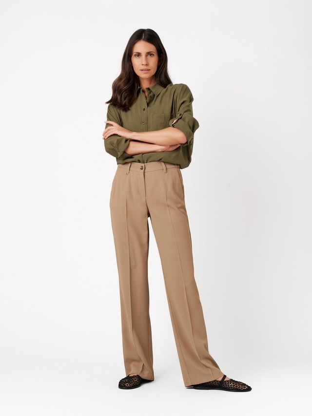 TONI Palazzohose »Luisa Wide« aus luftigem Twill