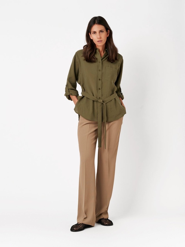 TONI Palazzohose »Luisa Wide« aus luftigem Twill
