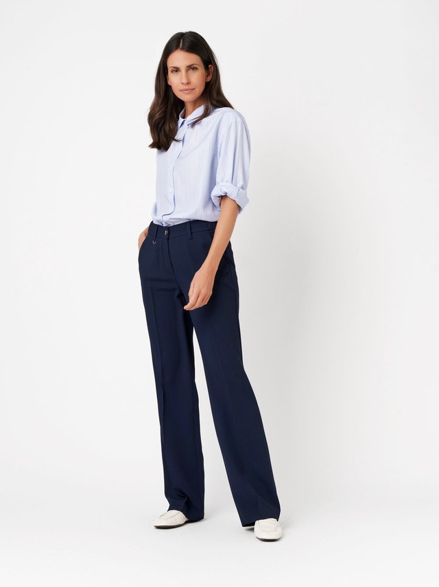 TONI Palazzohose »Luisa Wide« aus luftigem Twill