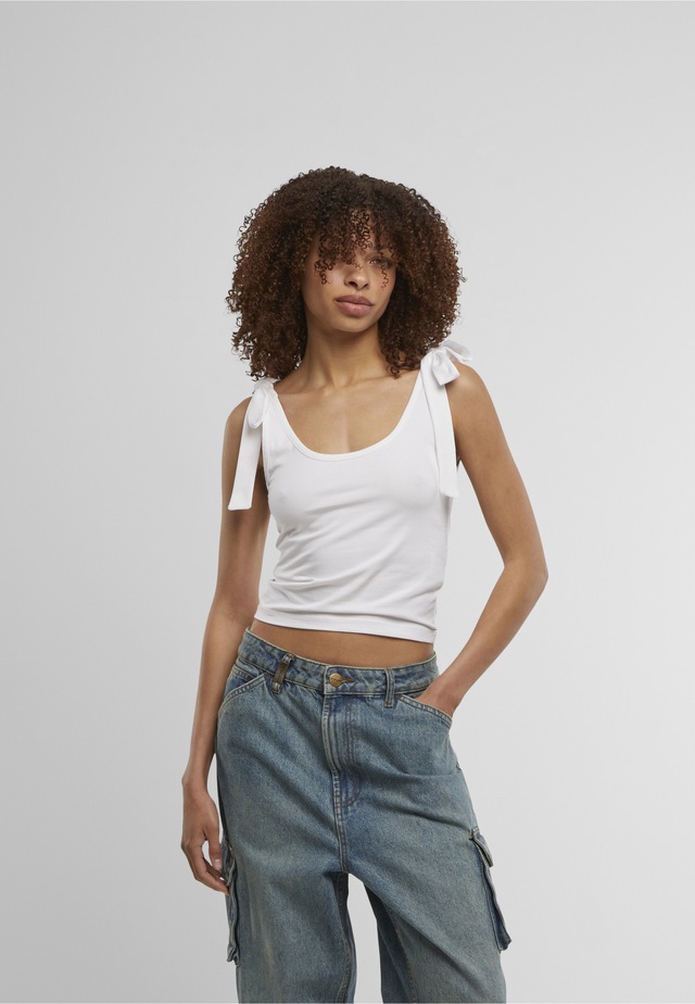 URBAN CLASSICS Muskelshirt »Urban Classics Ladies Tied Basic Jersey Top 2-Pack« 1