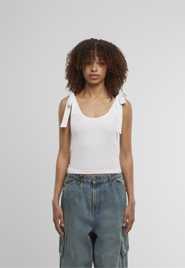URBAN CLASSICS Muskelshirt »Urban Classics Ladies Tied Basic Jersey Top 2-Pack« 1