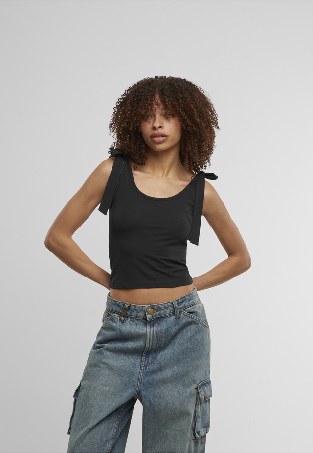 URBAN CLASSICS Muskelshirt »Urban Classics Ladies Tied Basic Jersey Top 2-Pack« 1