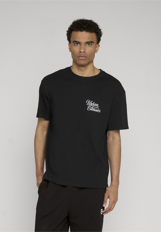 URBAN CLASSICS T-Shirt »Urban Classics Urban Classics Flow Script Logo Loose Tee« 1