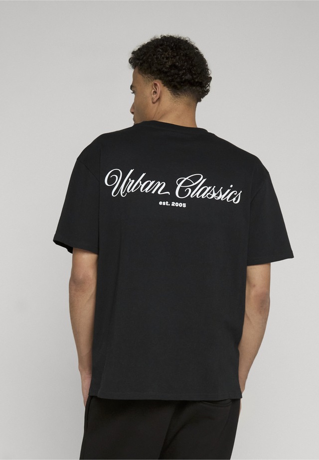 URBAN CLASSICS T-Shirt »Urban Classics Urban Classics Flow Script Logo Loose Tee« 1