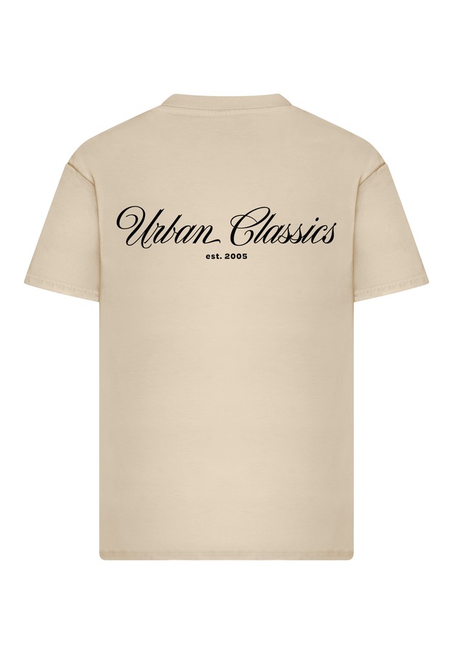 URBAN CLASSICS T-Shirt »Urban Classics Urban Classics Flow Script Logo Loose Tee« 1