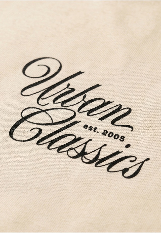 URBAN CLASSICS T-Shirt »Urban Classics Urban Classics Flow Script Logo Loose Tee« 1