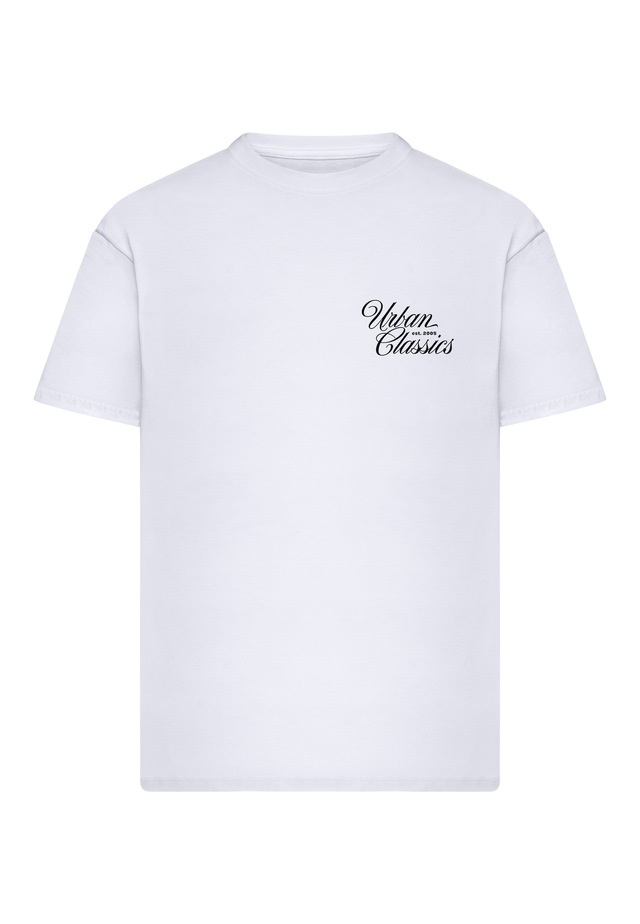 URBAN CLASSICS T-Shirt »Urban Classics Urban Classics Flow Script Logo Loose Tee« 1
