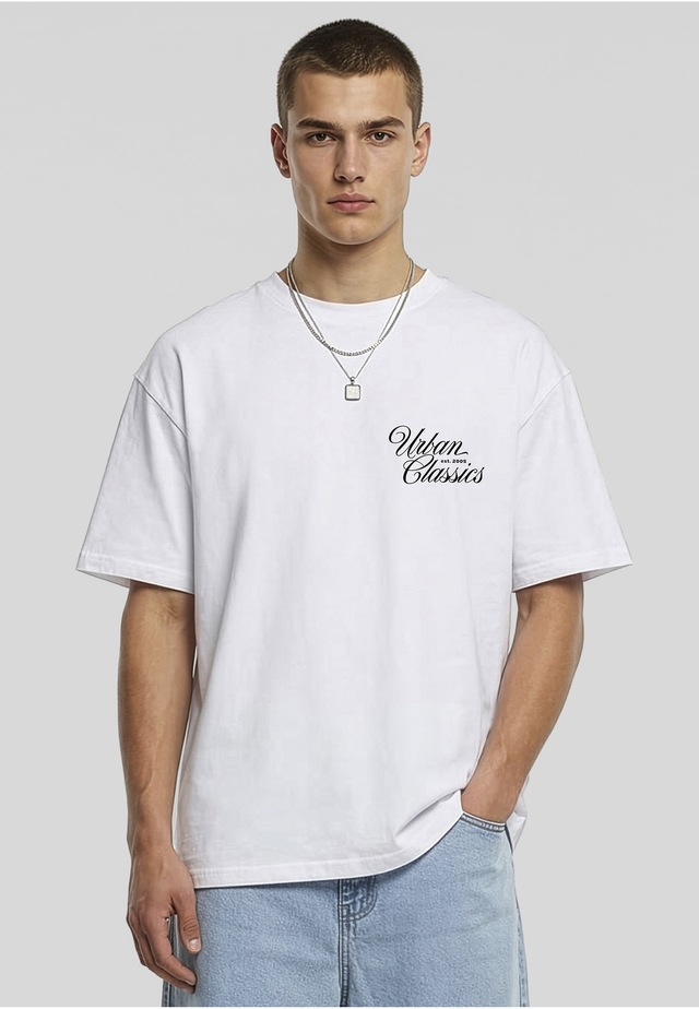 URBAN CLASSICS T-Shirt »Urban Classics Urban Classics Flow Script Logo Loose Tee« 1