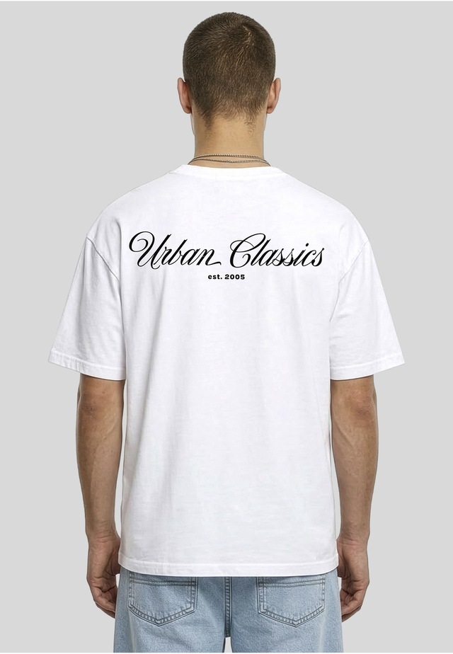 URBAN CLASSICS T-Shirt »Urban Classics Urban Classics Flow Script Logo Loose Tee« 1