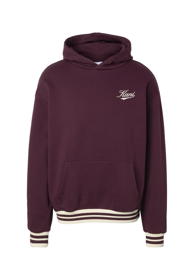 Karl Kani Rundhalspullover »Karl Kani Cursive Varsity Oversized Hoodie« 1