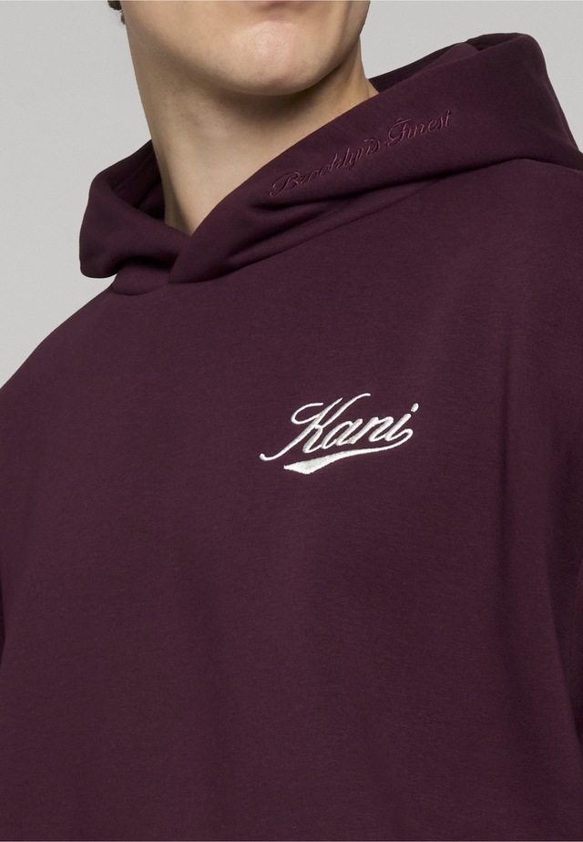 Karl Kani Rundhalspullover »Karl Kani Cursive Varsity Oversized Hoodie« 1