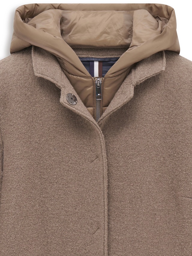 bugatti Kurzmantel »Regular Fit« Regular Fit Schurwolle Westeneinsatz