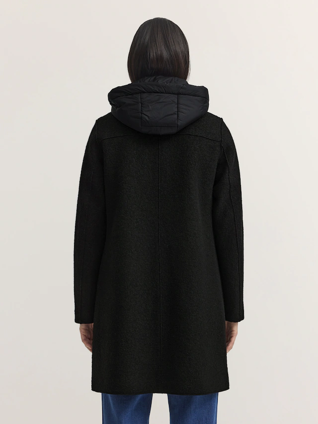 bugatti Kurzmantel »Regular Fit« Regular Fit Schurwolle Westeneinsatz