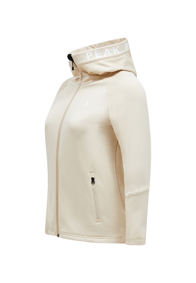 Peak Performance Fleecejacke »W Rider Zip Hood« mit Label-Applikationen