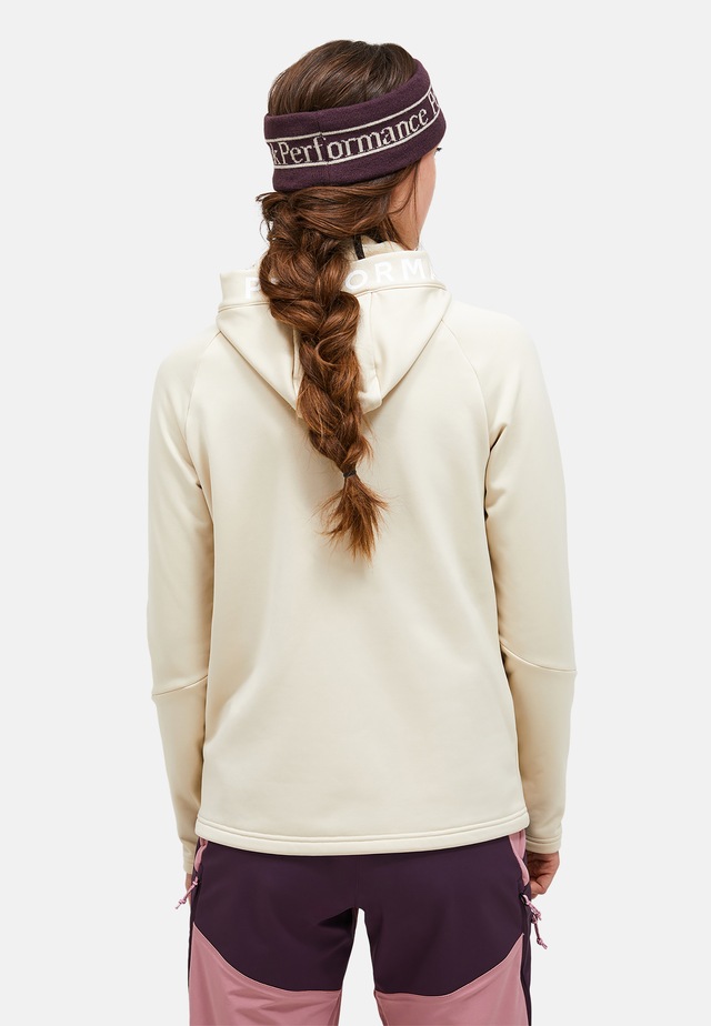 Peak Performance Fleecejacke »W Rider Zip Hood« mit Label-Applikationen