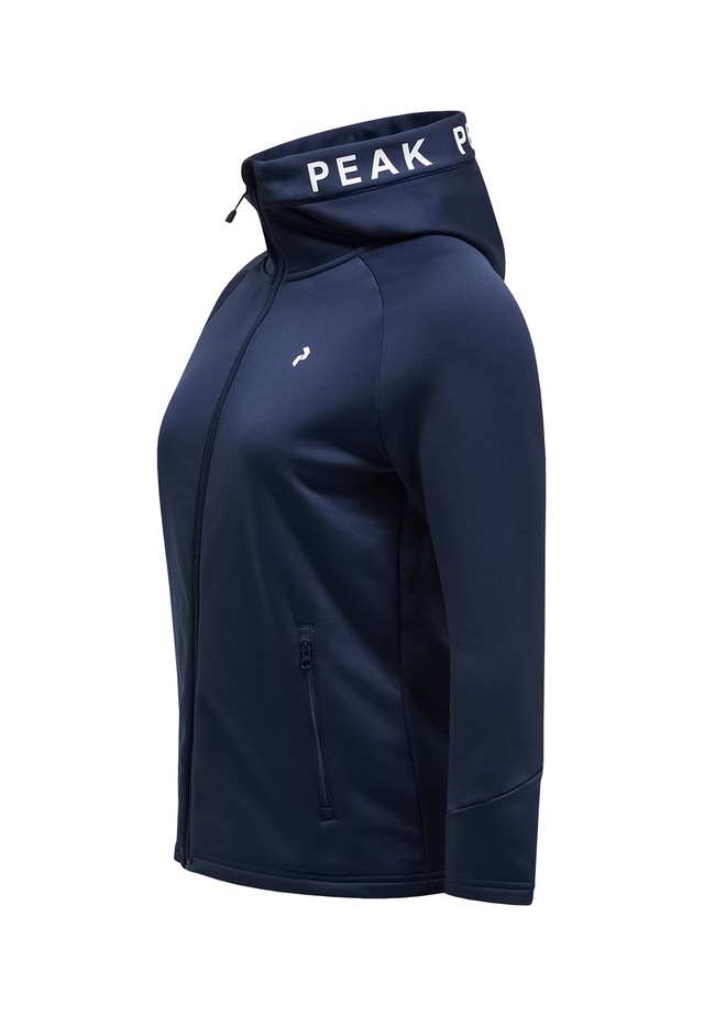 Peak Performance Fleecejacke »W Rider Zip Hood« mit Label-Applikationen