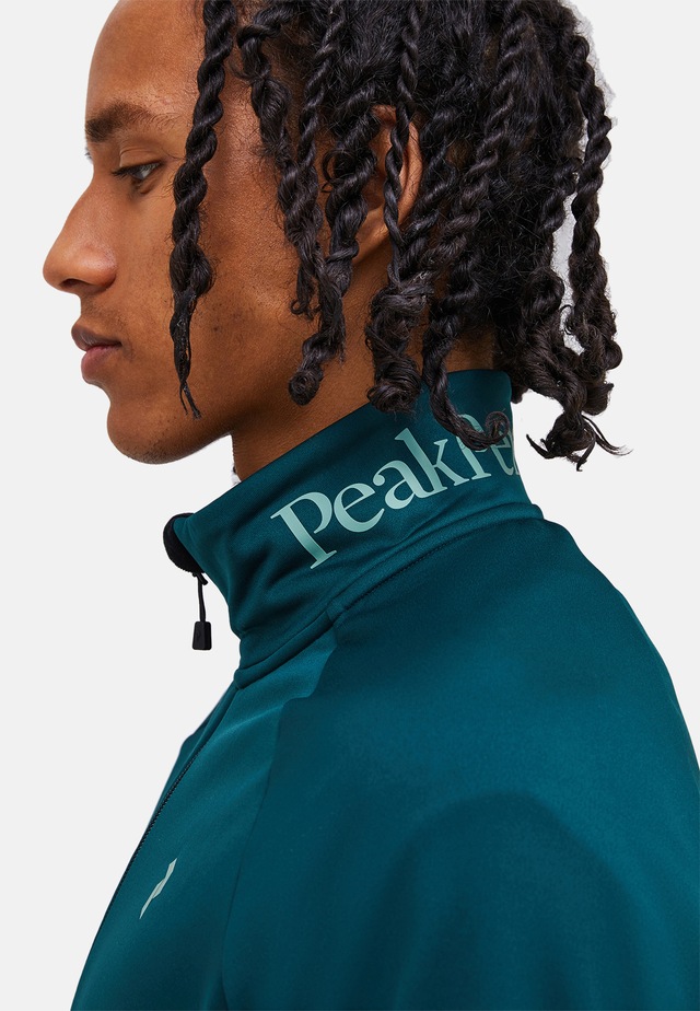 Peak Performance Fleecejacke »M Rider Essentials Midlayer Zip Jacket« mit sportivem Design