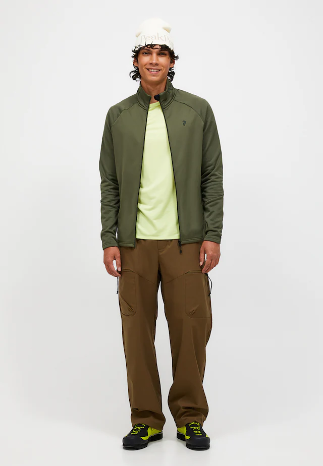 Peak Performance Fleecejacke »M Rider Essentials Midlayer Zip Jacket« mit sportivem Design
