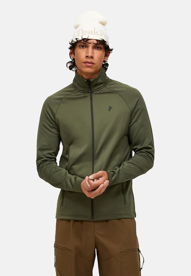 Peak Performance Fleecejacke »M Rider Essentials Midlayer Zip Jacket« mit sportivem Design