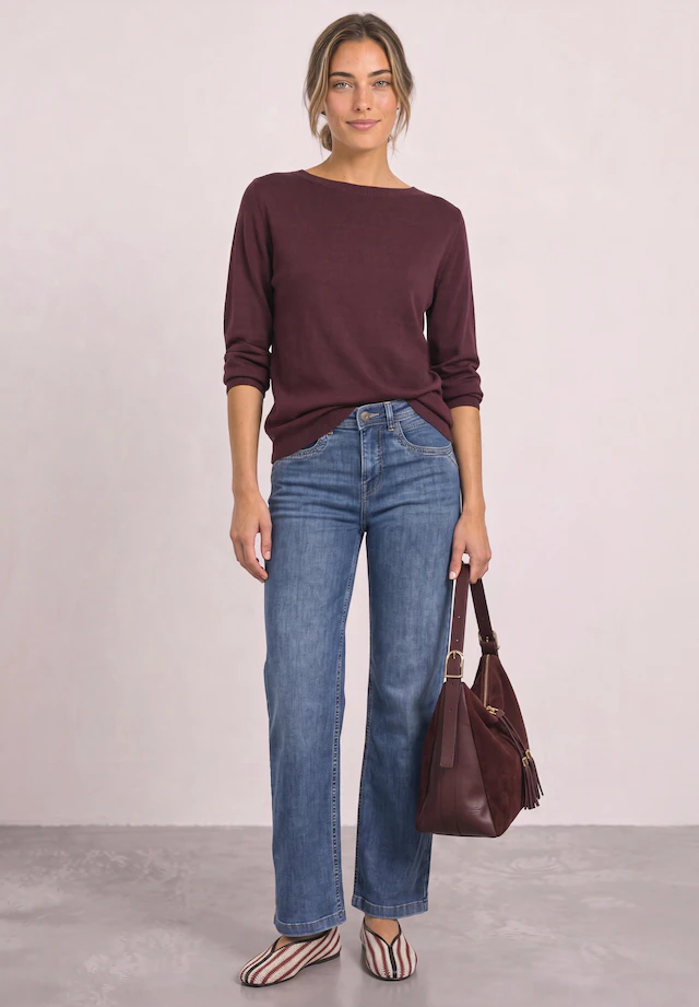 STREET ONE Strickpullover im soften Baumwoll-Mix