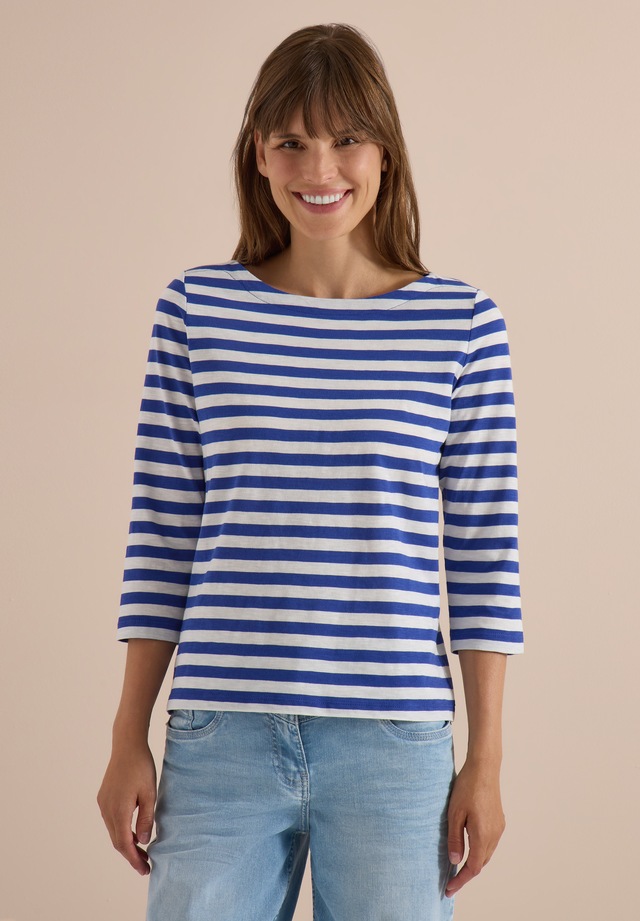 Cecil 3/4-Arm-Shirt aus reiner Baumwolle