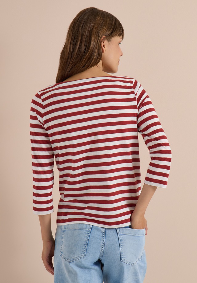 Cecil 3/4-Arm-Shirt aus reiner Baumwolle