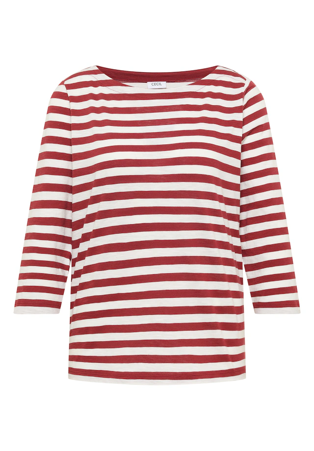 Cecil 3/4-Arm-Shirt aus reiner Baumwolle