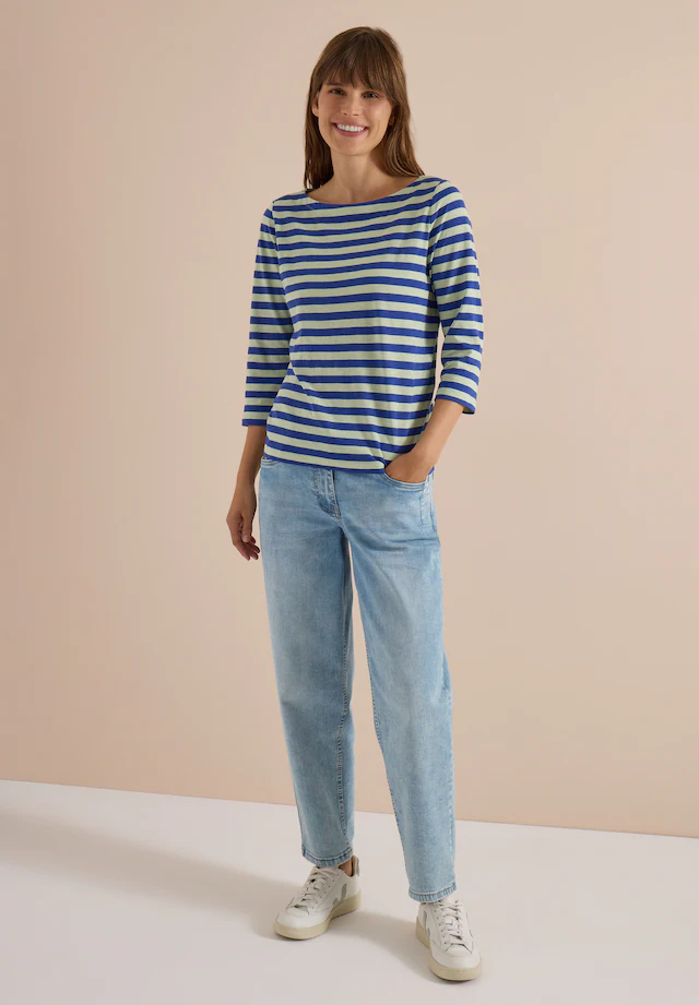 Cecil 3/4-Arm-Shirt aus reiner Baumwolle