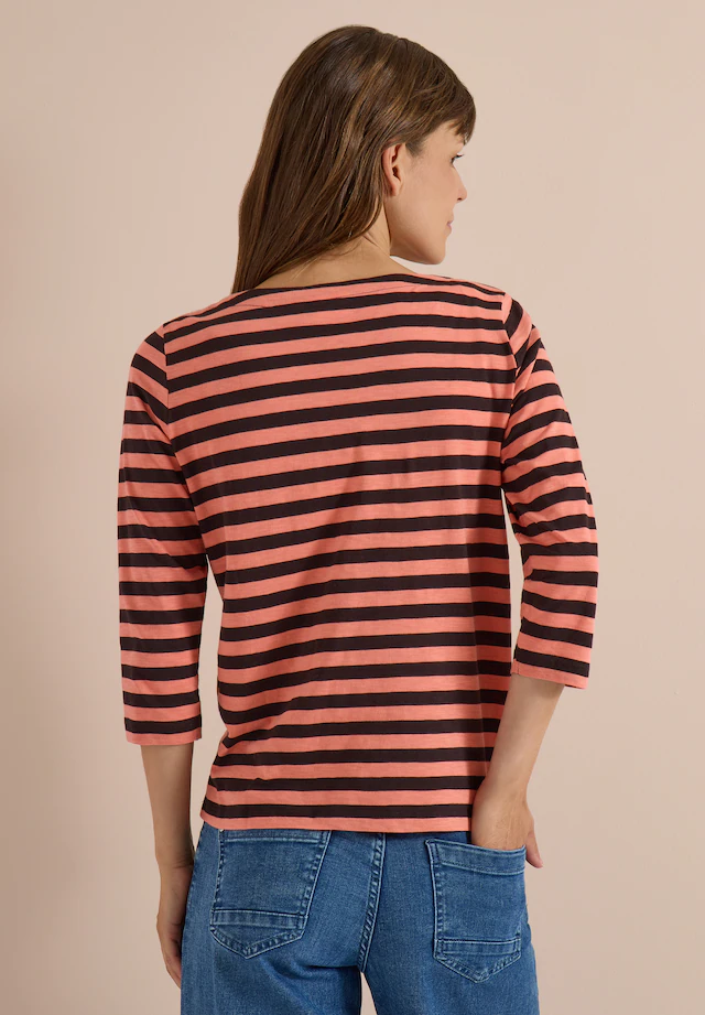 Cecil 3/4-Arm-Shirt aus reiner Baumwolle