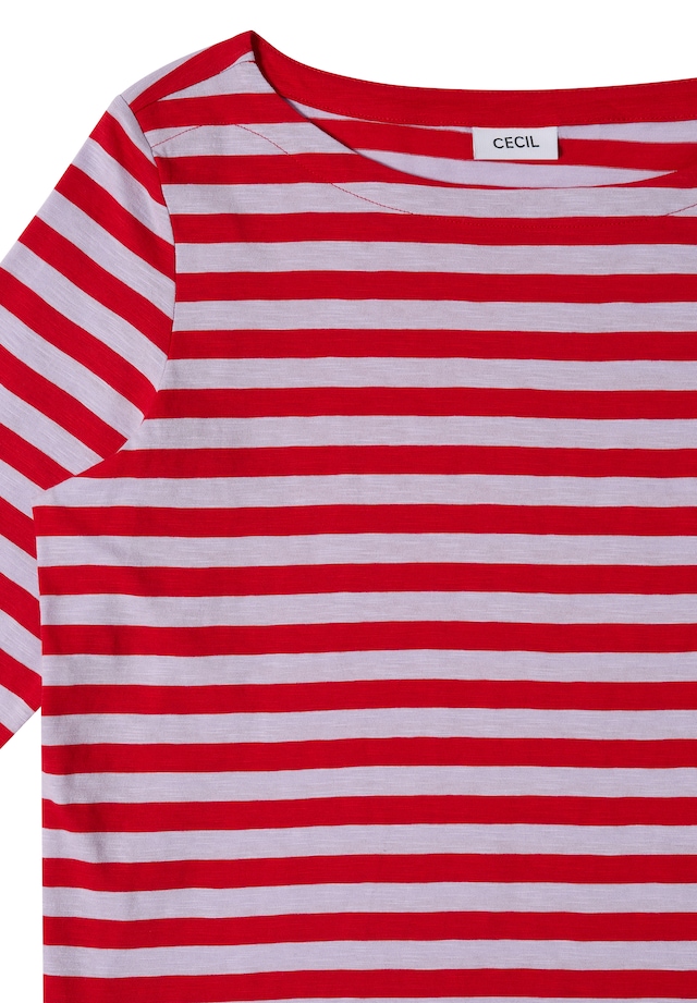 Cecil 3/4-Arm-Shirt aus reiner Baumwolle