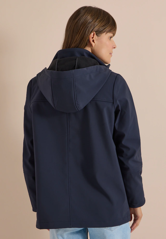 Cecil Softshelljacke ohne Kapuze in Unifarbe