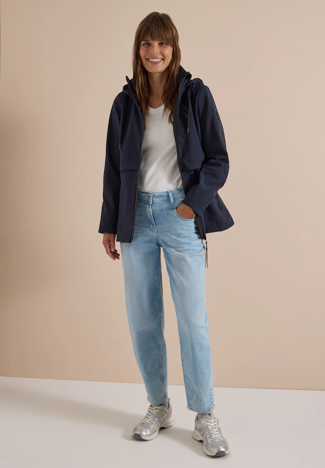 Cecil Softshelljacke ohne Kapuze in Unifarbe