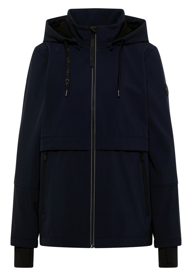 Cecil Softshelljacke ohne Kapuze in Unifarbe