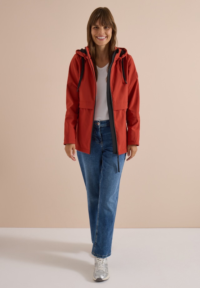 Cecil Softshelljacke ohne Kapuze in Unifarbe