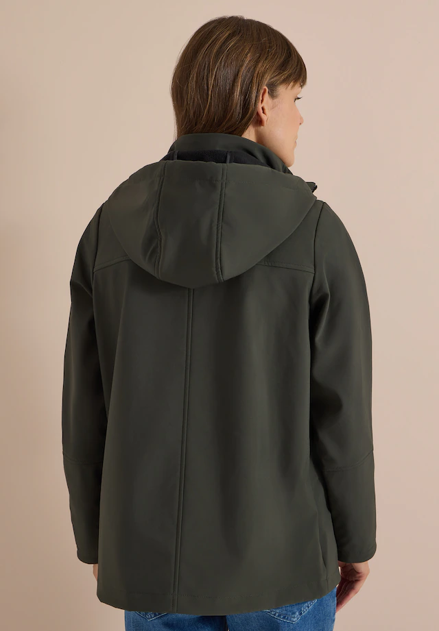 Cecil Softshelljacke ohne Kapuze in Unifarbe