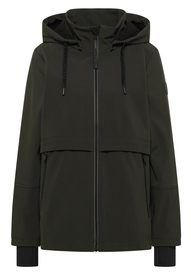 Cecil Softshelljacke ohne Kapuze in Unifarbe