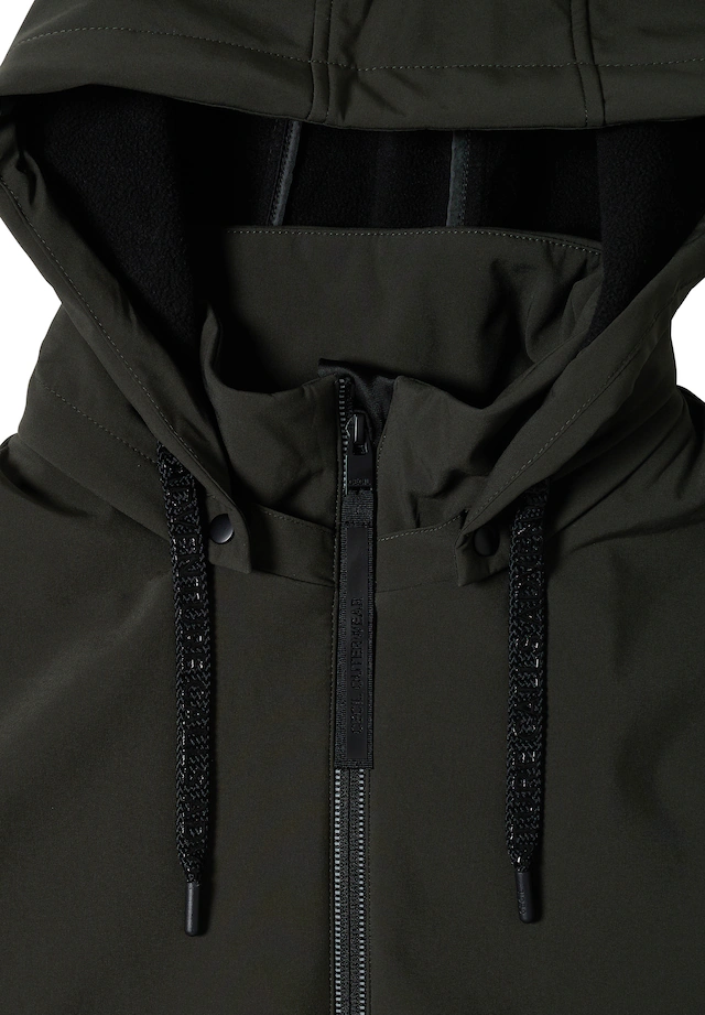 Cecil Softshelljacke ohne Kapuze in Unifarbe