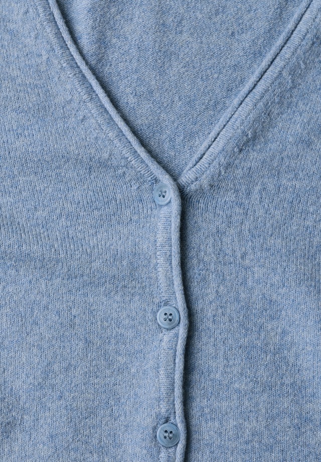STREET ONE mit V-Neck und Knopfleiste