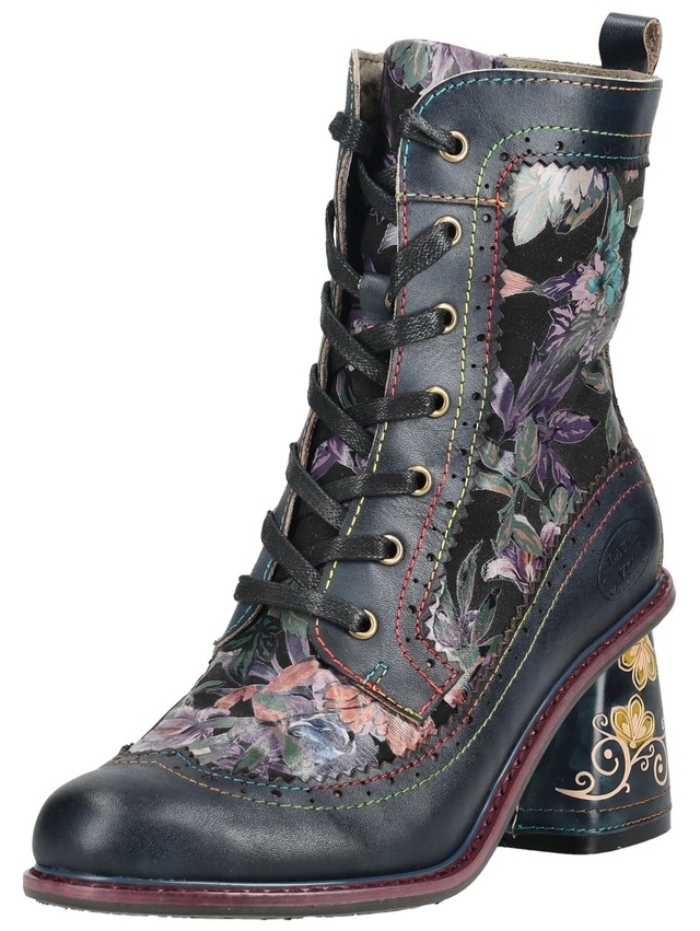LAURA VITA Schnürstiefelette »LAURA VITA Stiefelette Leder/Textil«