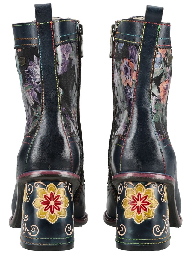 LAURA VITA Schnürstiefelette »LAURA VITA Stiefelette Leder/Textil«