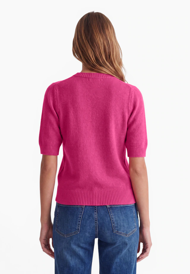 STREET ONE STUDIO Kurzarmpullover mit Raffungen an den Ärmeln
